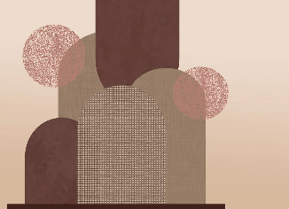 Panoramic wallpaper Art design