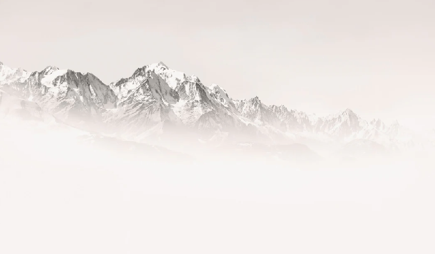 Foggy morning wallpaper Mont Blanc