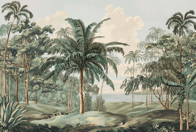 Papier peint paysage Célèbes, XXL, tendance