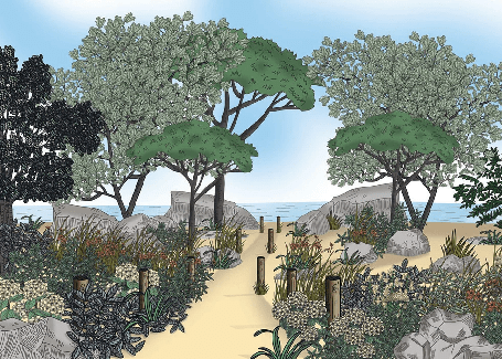 France seaside landscape wallpaper