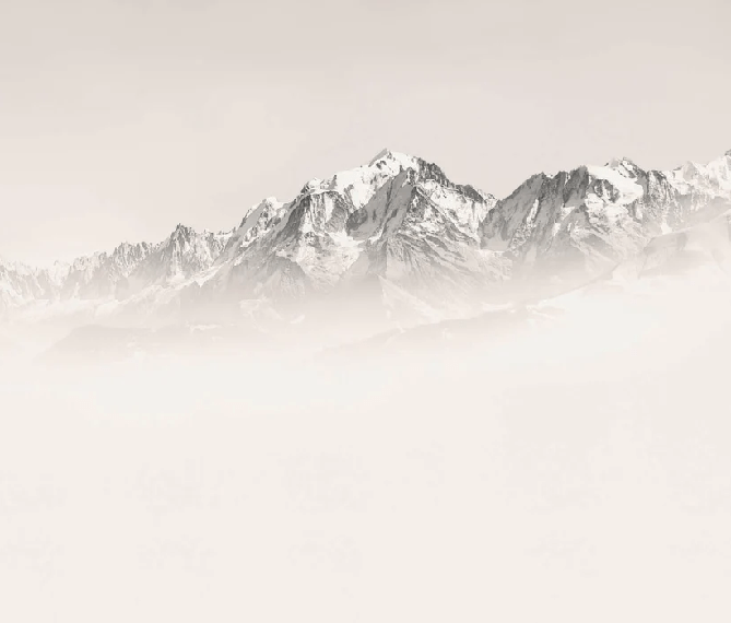 Mont Blanc wallpaper in sepia mist
