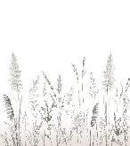 Poetic pampas wallpaper