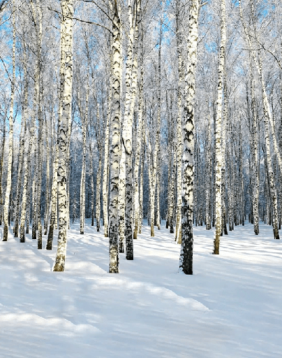Papier peint Bouleau Wood Forêt - Muralconcept