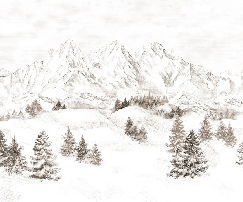 Alps mountain range wallpaper