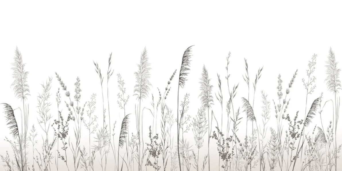 Poetic pampas wallpaper