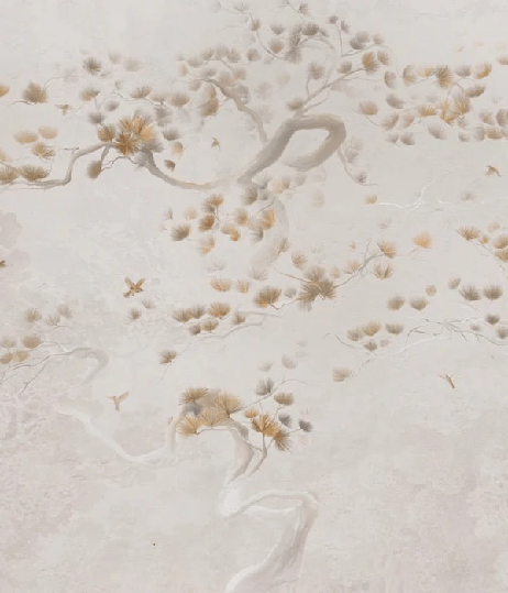 Japanese-style wallpaper - Pine mist