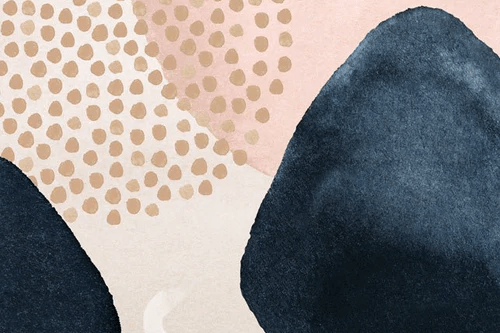 Blush panoramic wallpaper