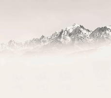 Mont Blanc wallpaper in sepia mist
