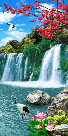 Panoramic wallpaper Cascade Asia Zen