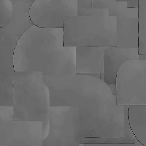 Blue cut panoramic wallpaper