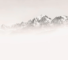 Foggy morning wallpaper Mont Blanc