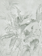 Elegant sage jungle wallpaper