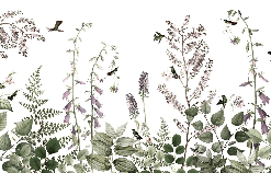 Sweet mauve girl wallpaper