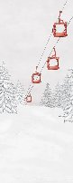 Red mountain cable car wallpaper