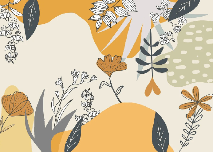 Trendy kitchen wallpaper