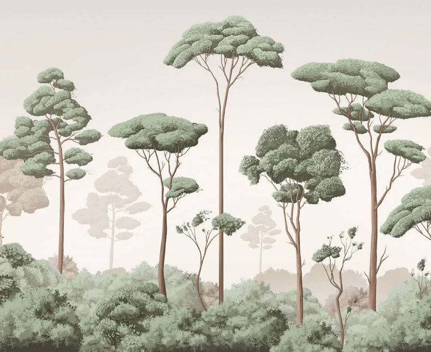 Light Breeze Pine Forest Wallpaper