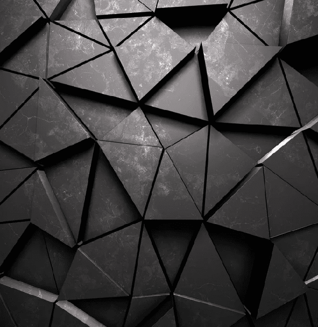 Papier peint 3D Black Perspective - Muralconcept