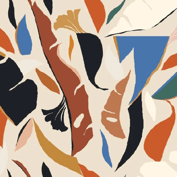 Papier peint contemporain végétal - Muralconcept