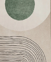 Geometric sketch arch wallpaper