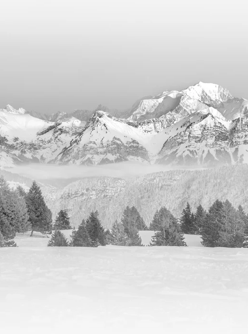 Photo wallpaper - La Tournette and beyond