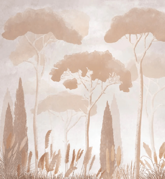 Sepia cypress pine wallpaper