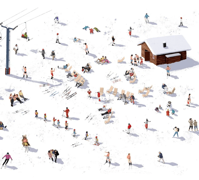 Panoramic après ski wallpaper