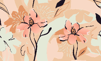 Papier peint yoga méditation fleur, XXL, tendance