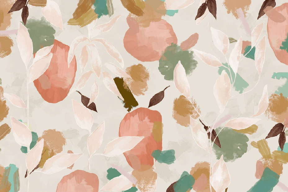 Papier peint bloom & brush - Muralconcept