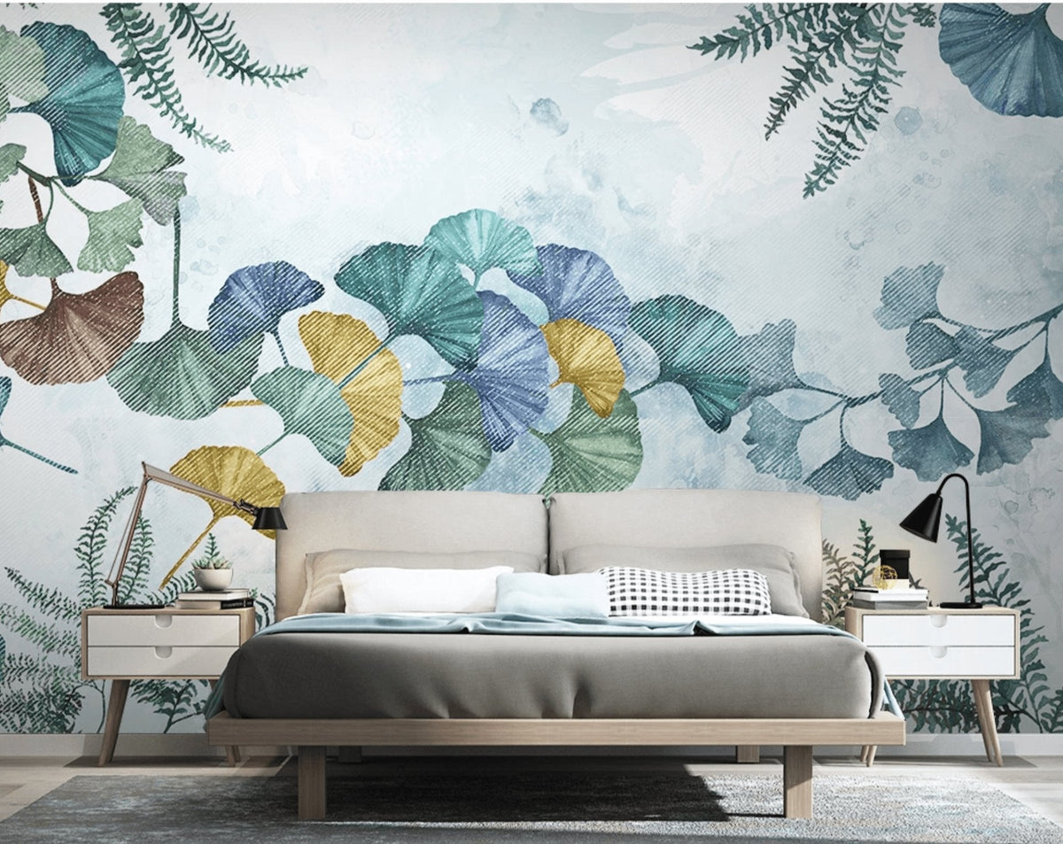 Ginkgo biloba Japan panoramic wallpaper