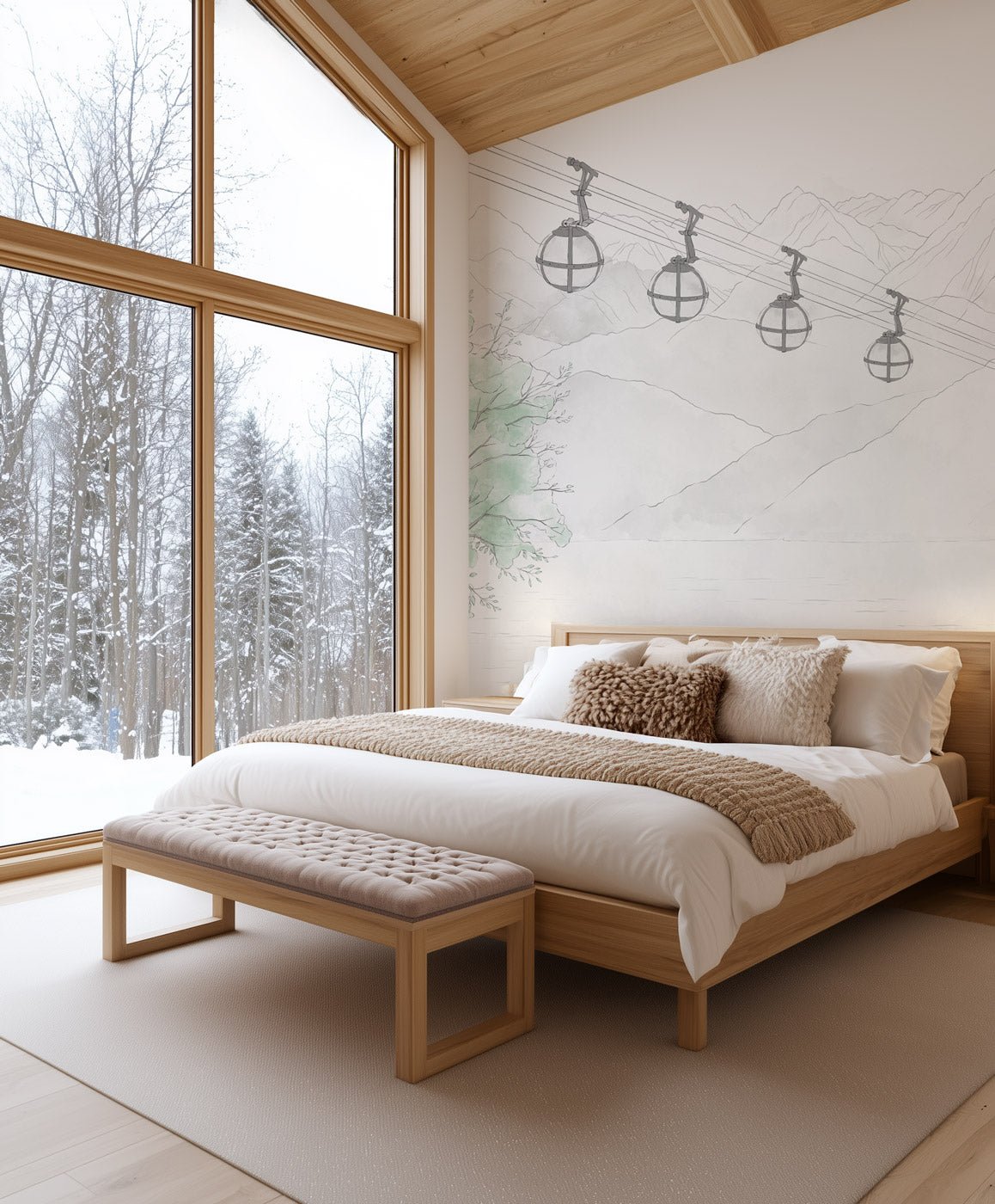 Papier peint panoramique - Bulle alpine, XXL, tendance