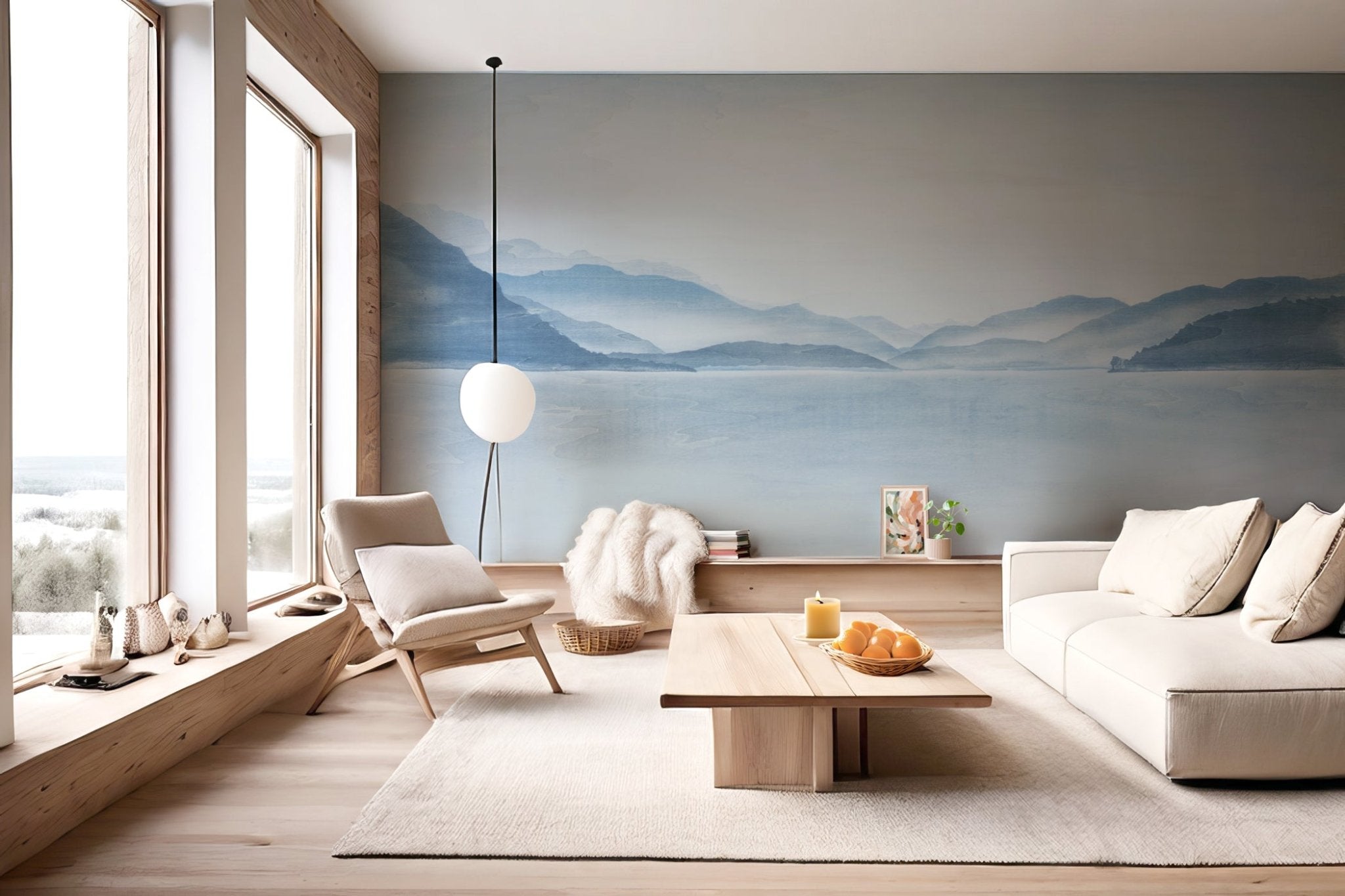 Papier peint Annecy | Les Bleus du Lac®, XXL, tendance