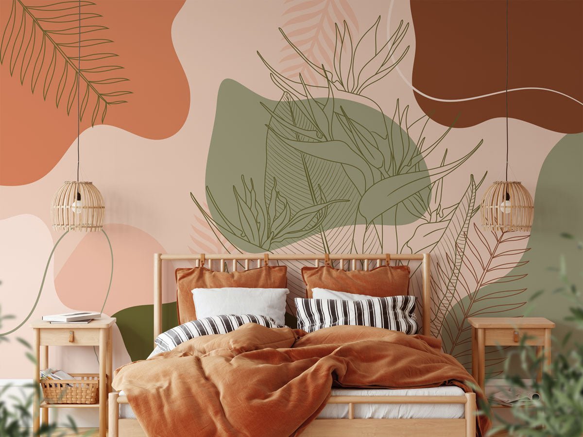 Papier peint panoramique art paint, XXL, tendance