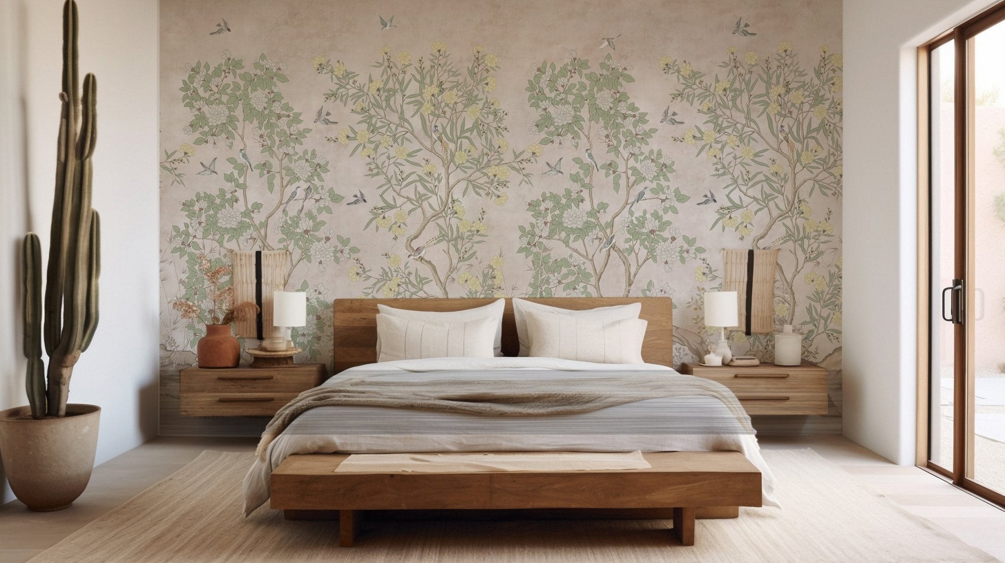 Papier peint panoramique chinoiserie garden, XXL, tendance