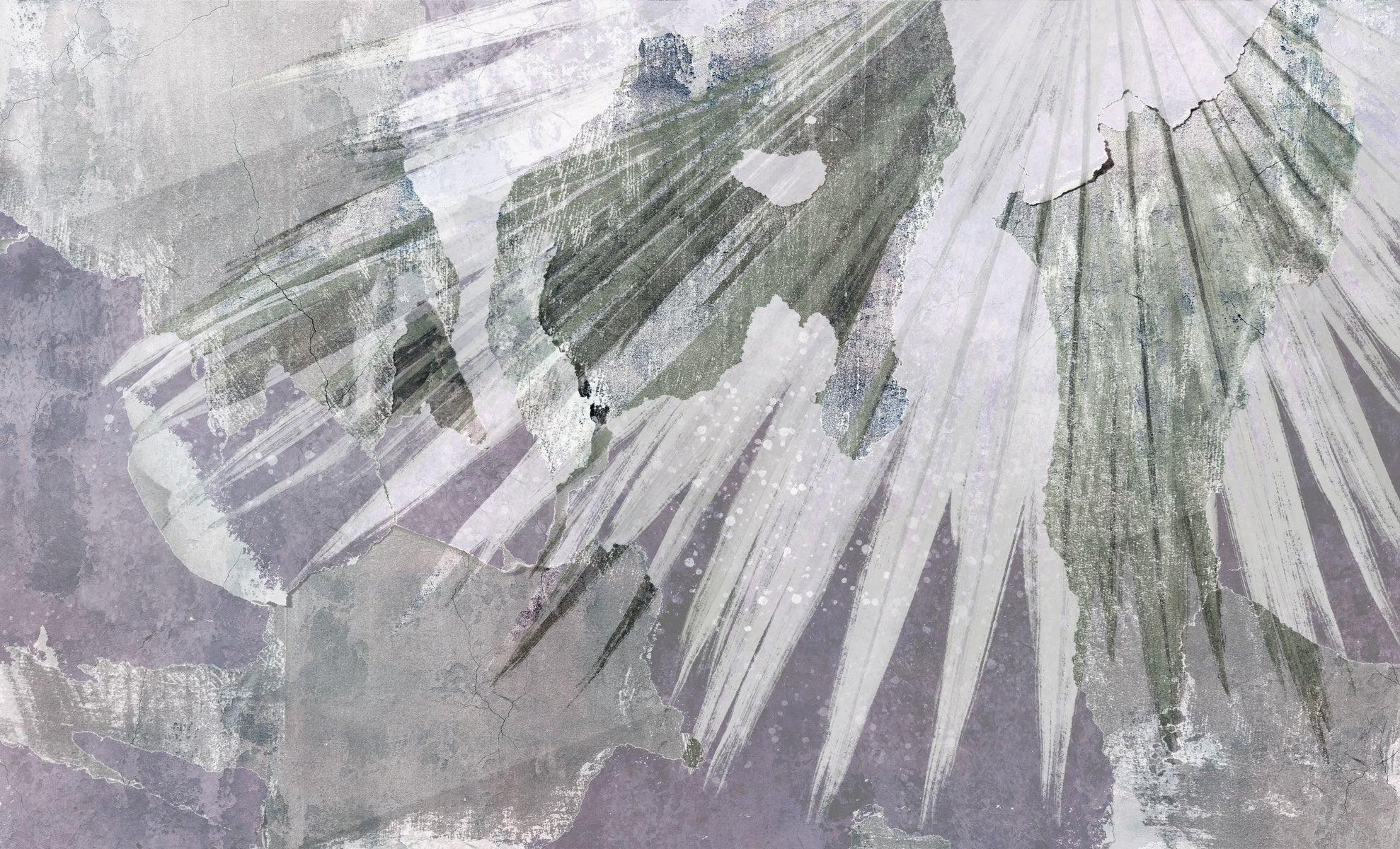 Papier peint panoramique rétro palm, XXL, tendance