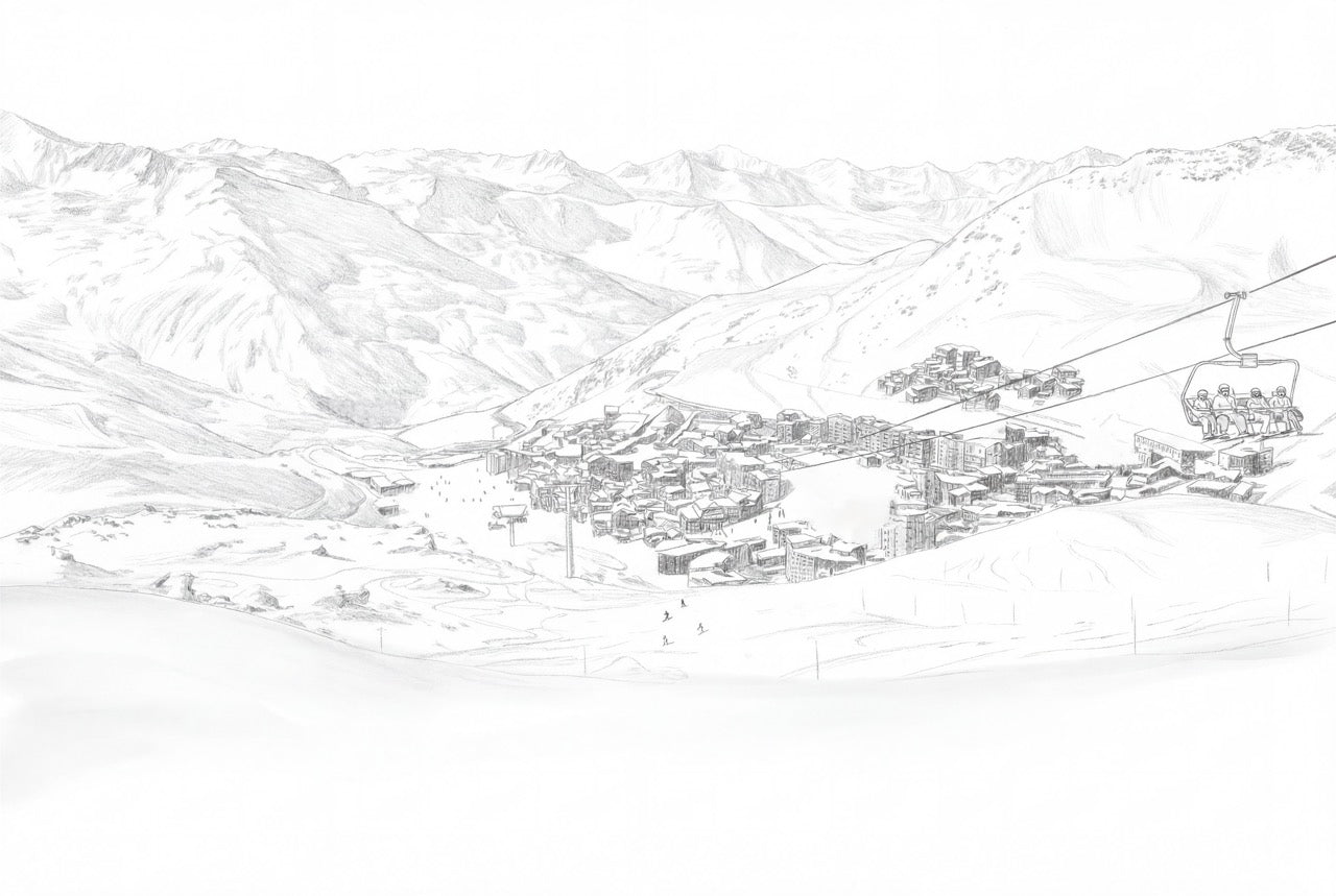Panoramic Wallpaper - Val Thorens