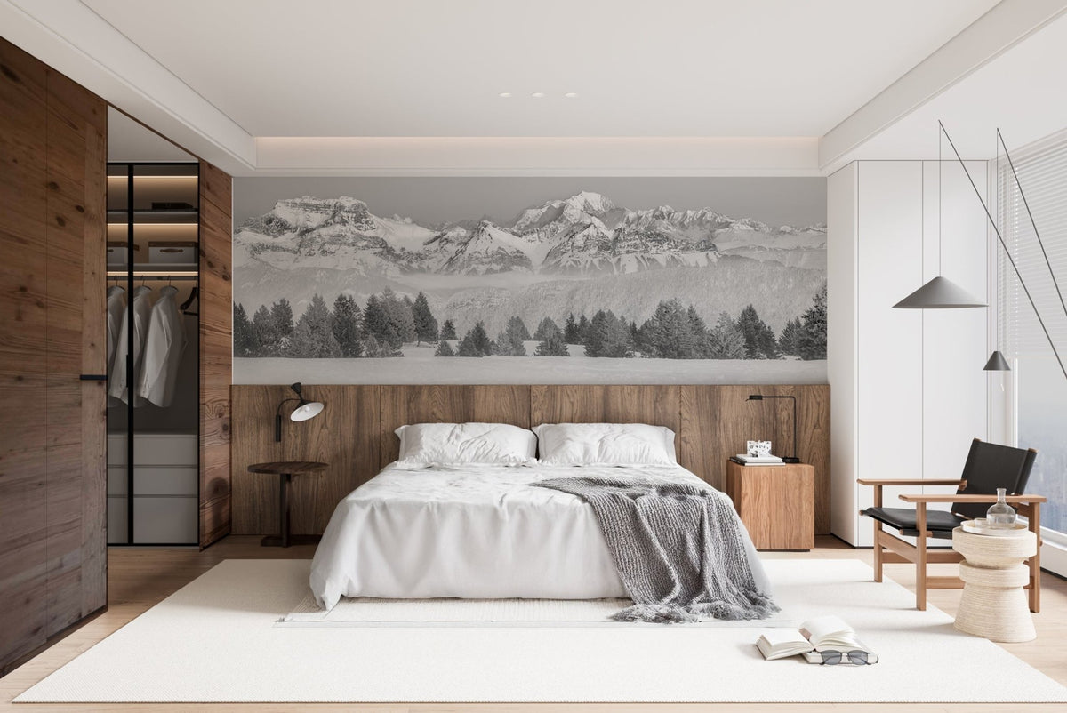 Photo wallpaper - La Tournette and beyond