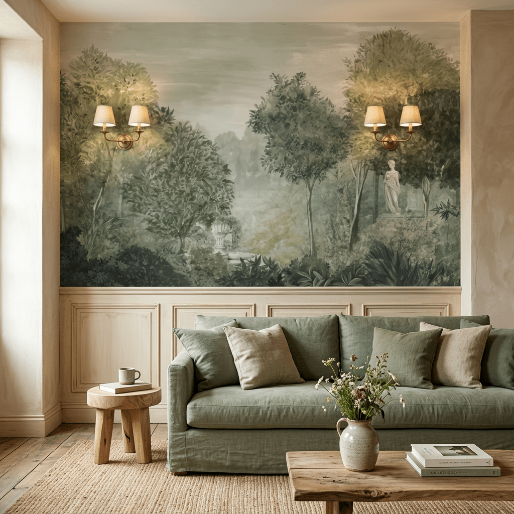 Papier peint panoramique antique italien - Muralconcept