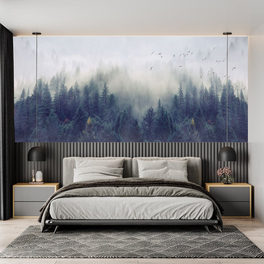 Papier peint Forêt de Chine - papier peint sur mesure francais - muralconcept