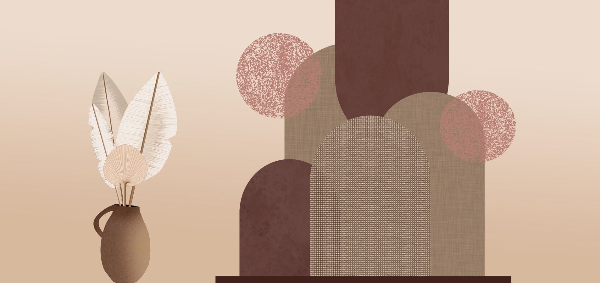 Papier peint panoramique Art design, mural concept, tendance