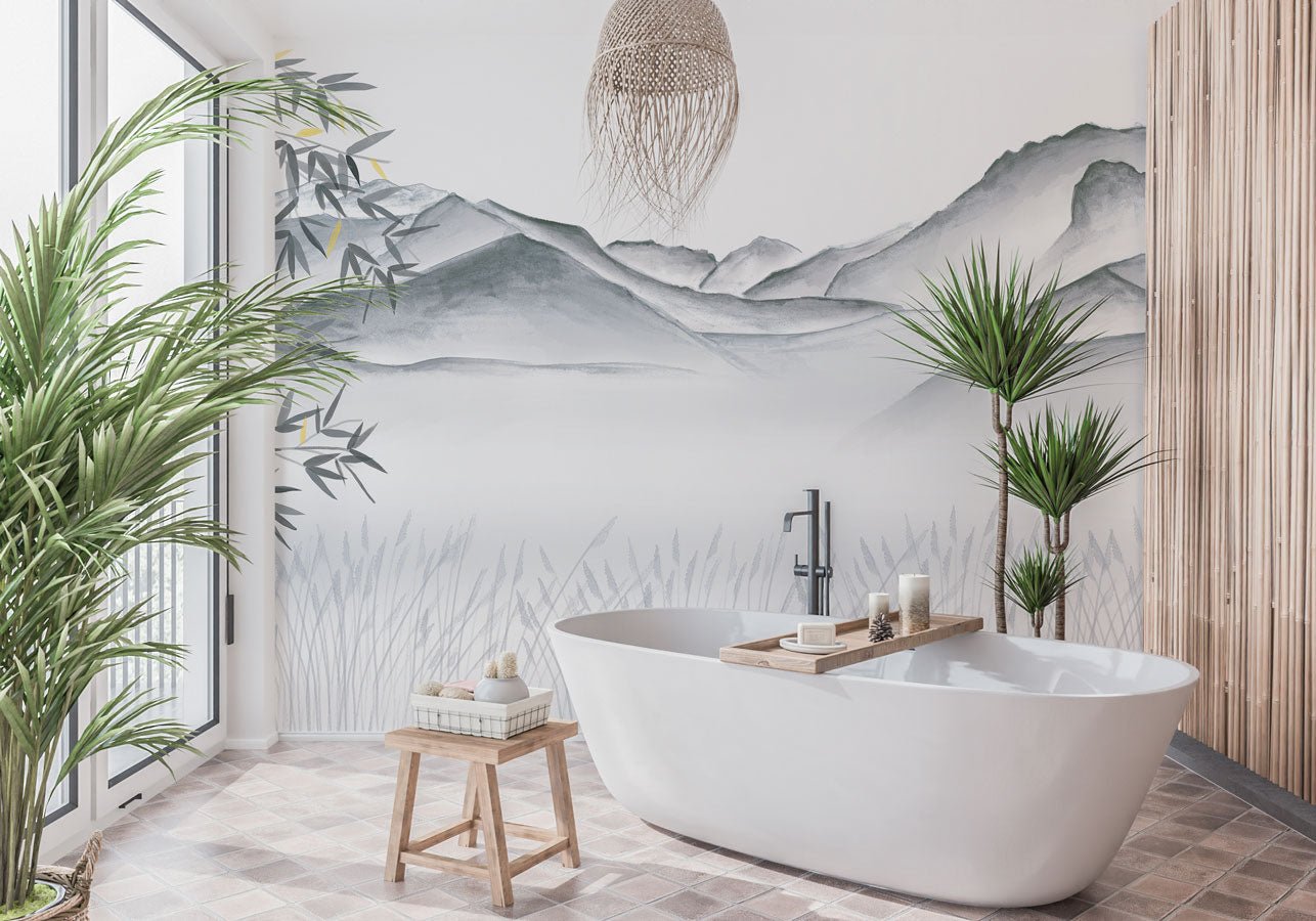 Papier Peint Montagne : Design Élégant et Naturel | MuralConcept