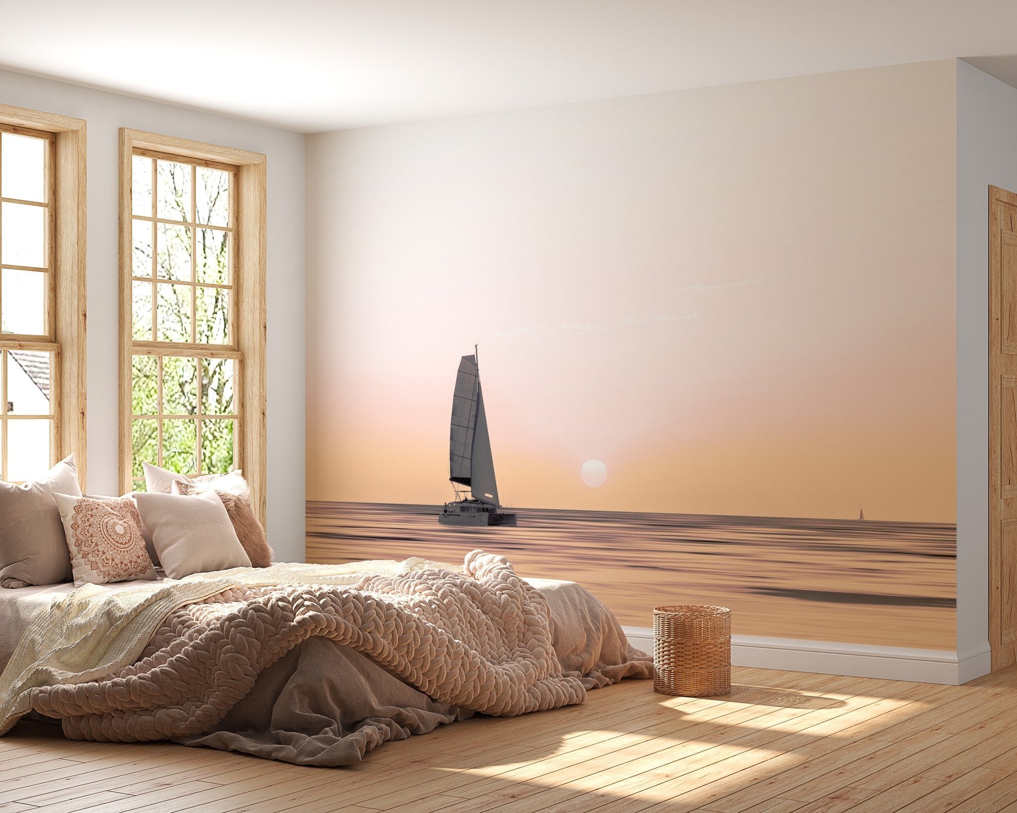 décor mural sur mesure trompe l'oeil