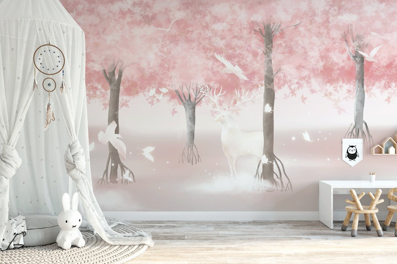 Papier peint doux rêves dans la fôret - Muralconceptpapier_peint_sur_mesure