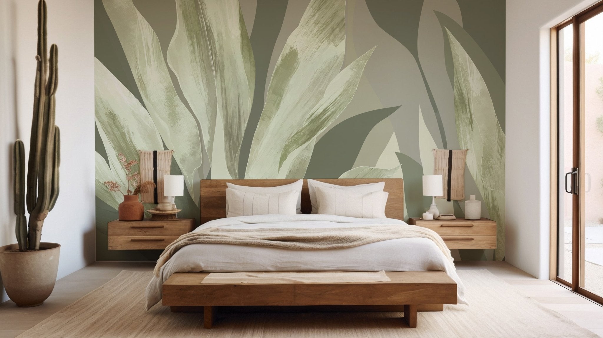 Papier peint étoffe florale, mural concept, tendance