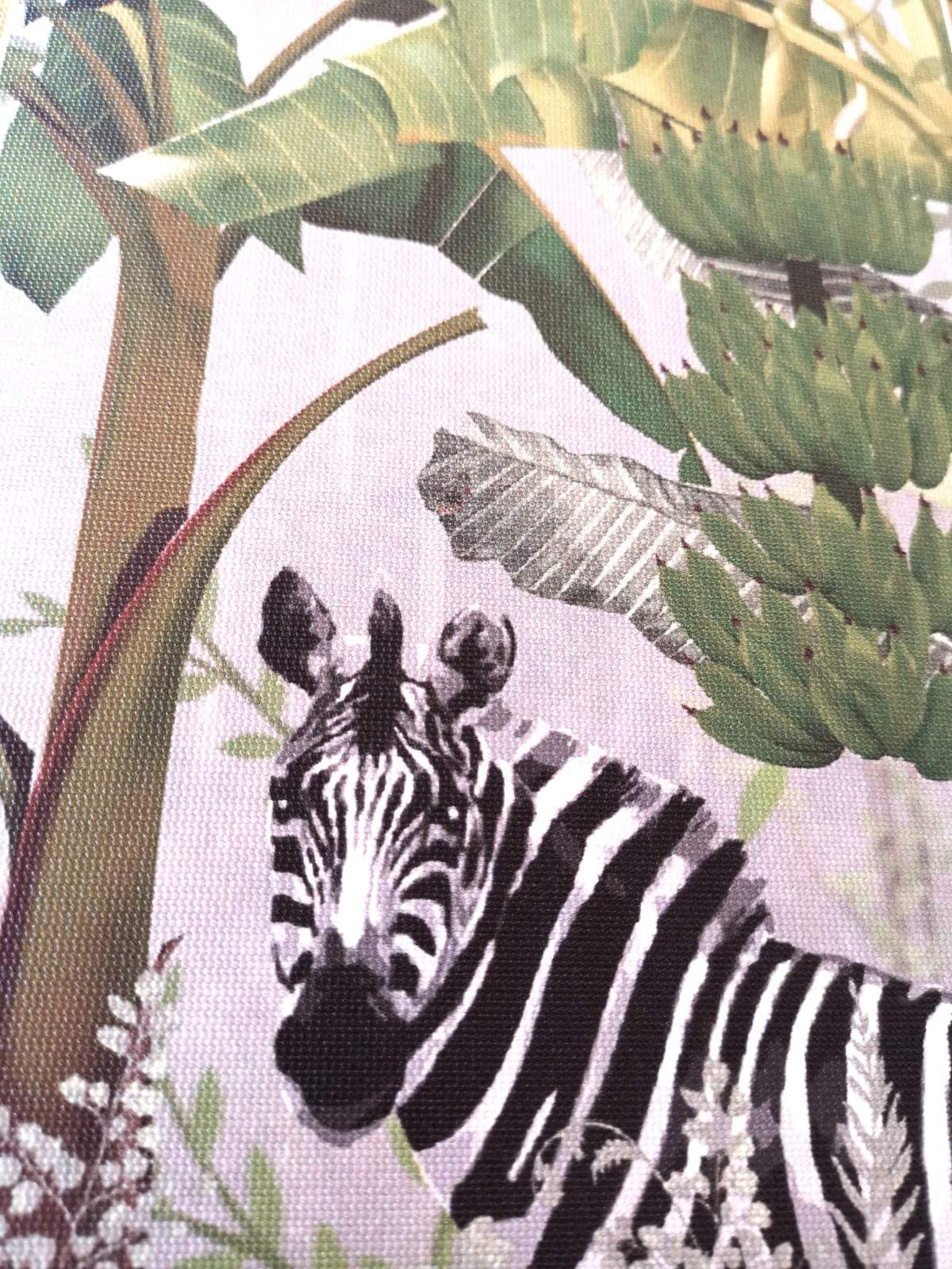 Papier peint exotique zèbre - papier peint sur mesure francais - muralconcept