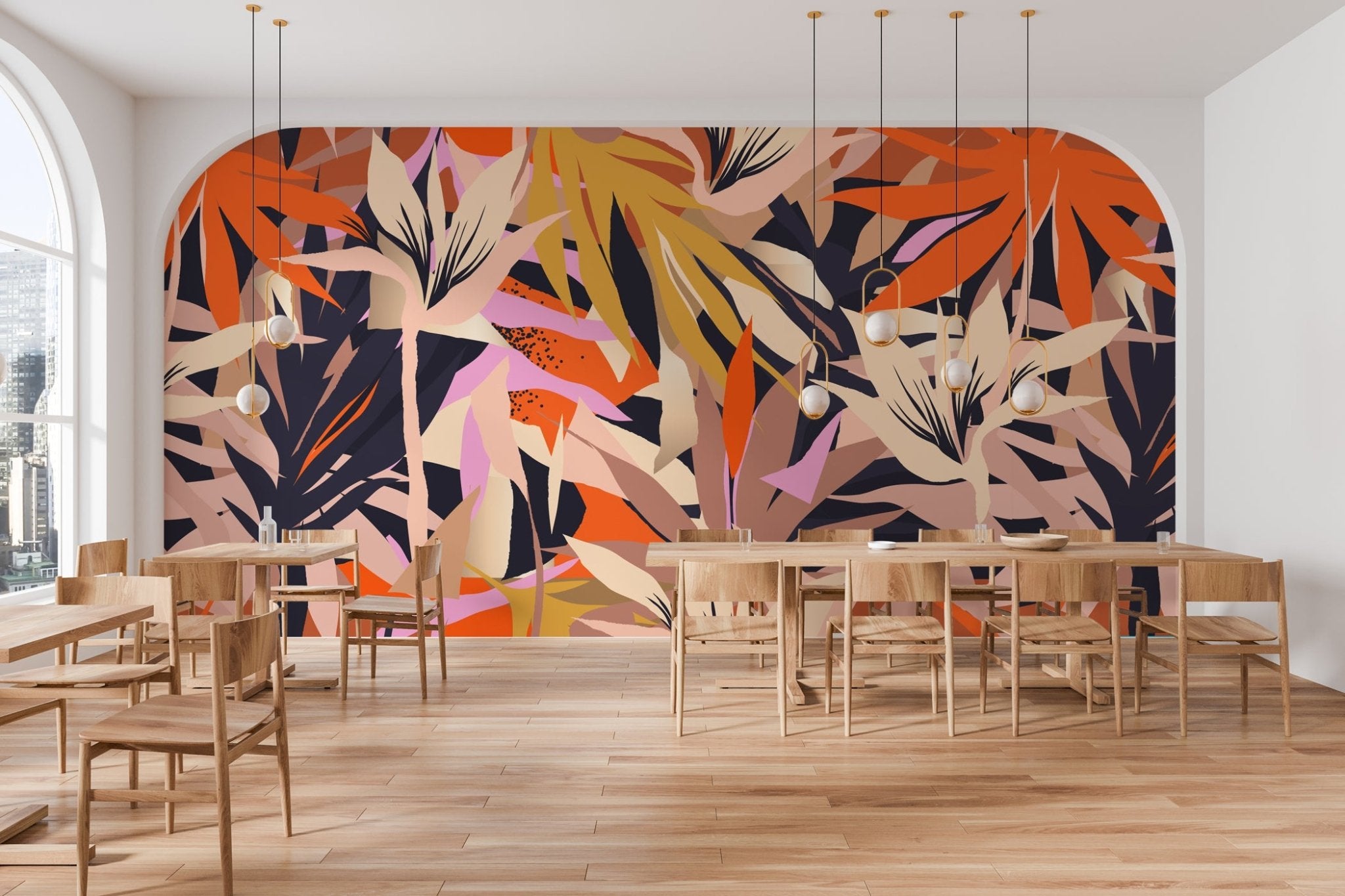 Papier peint fragrance pop, mural concept, tendance