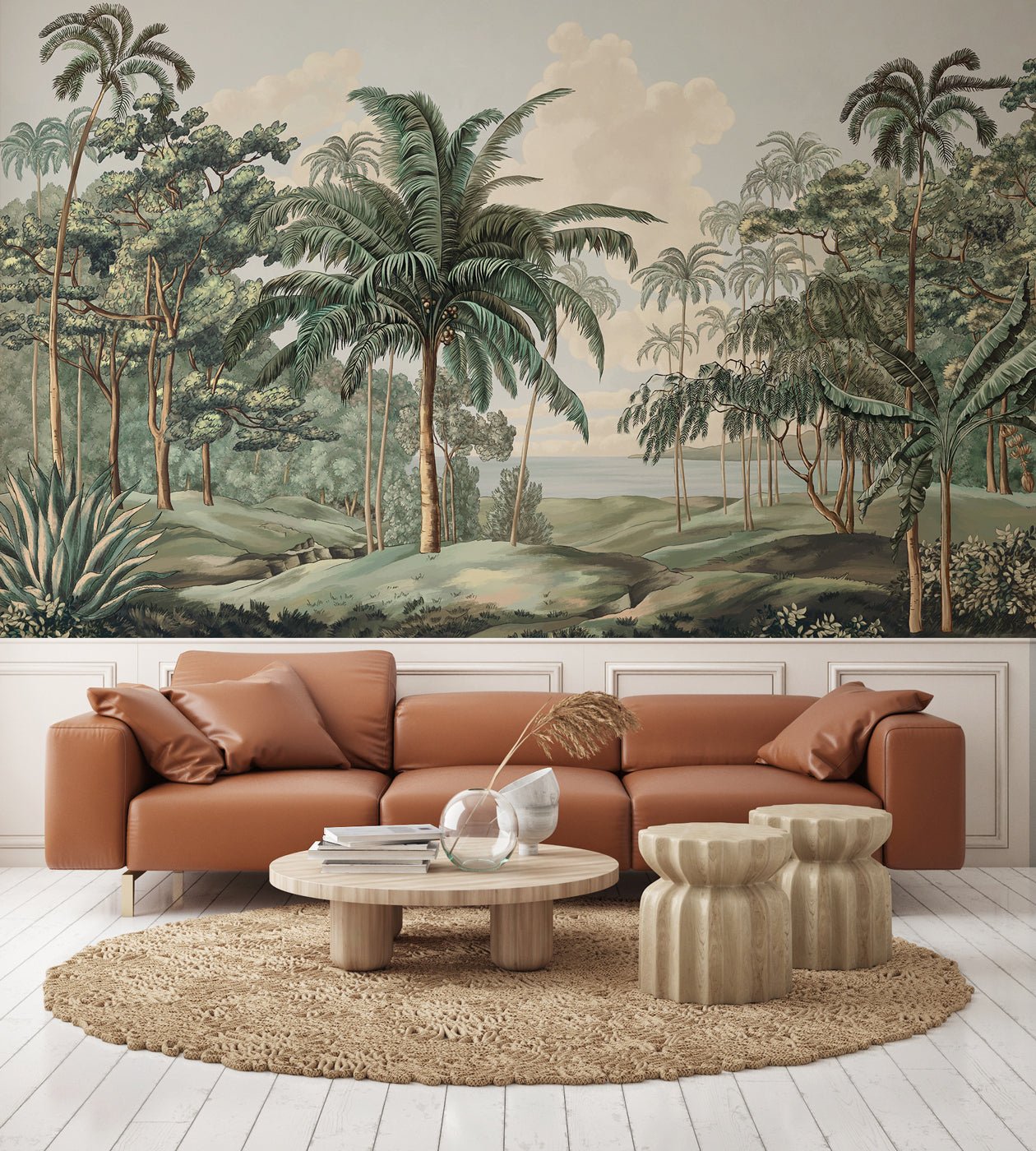 Papier peint paysage Célèbes, mural concept, tendance