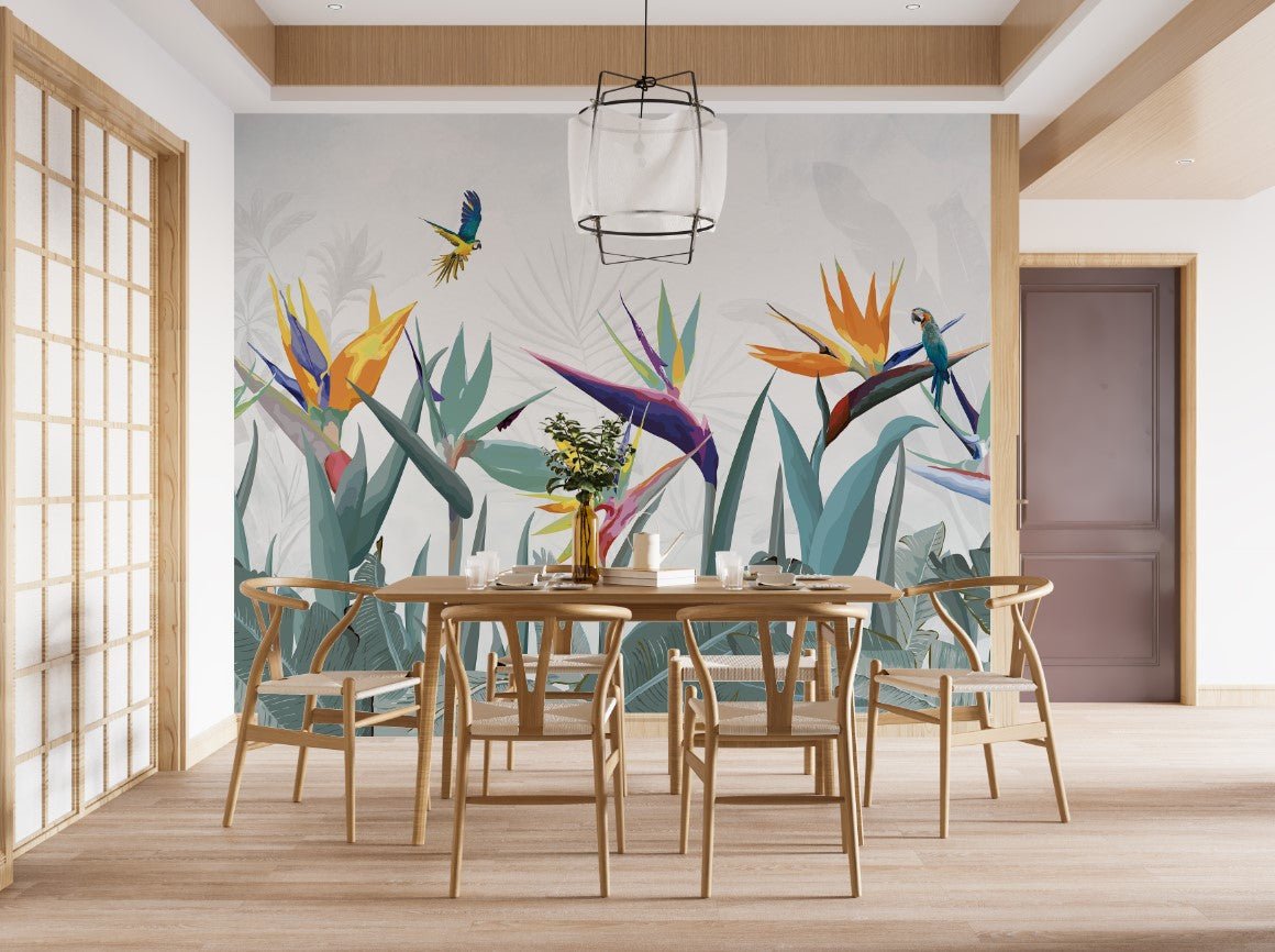 Papier peint panoramique exotique balata - Muralconceptpapier_peint_sur_mesure