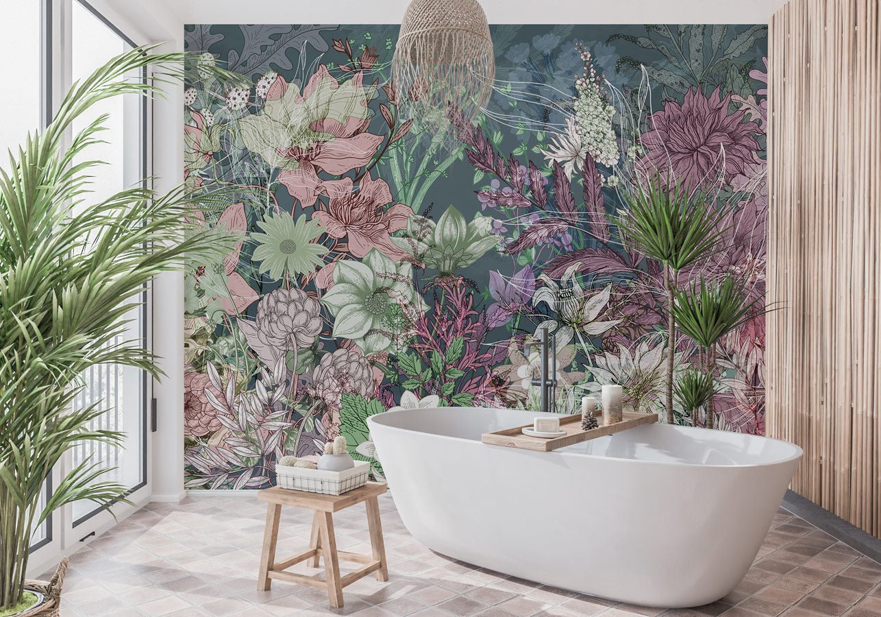 Papier peint panoramique flower dream - Muralconceptpapier_peint_sur_mesure