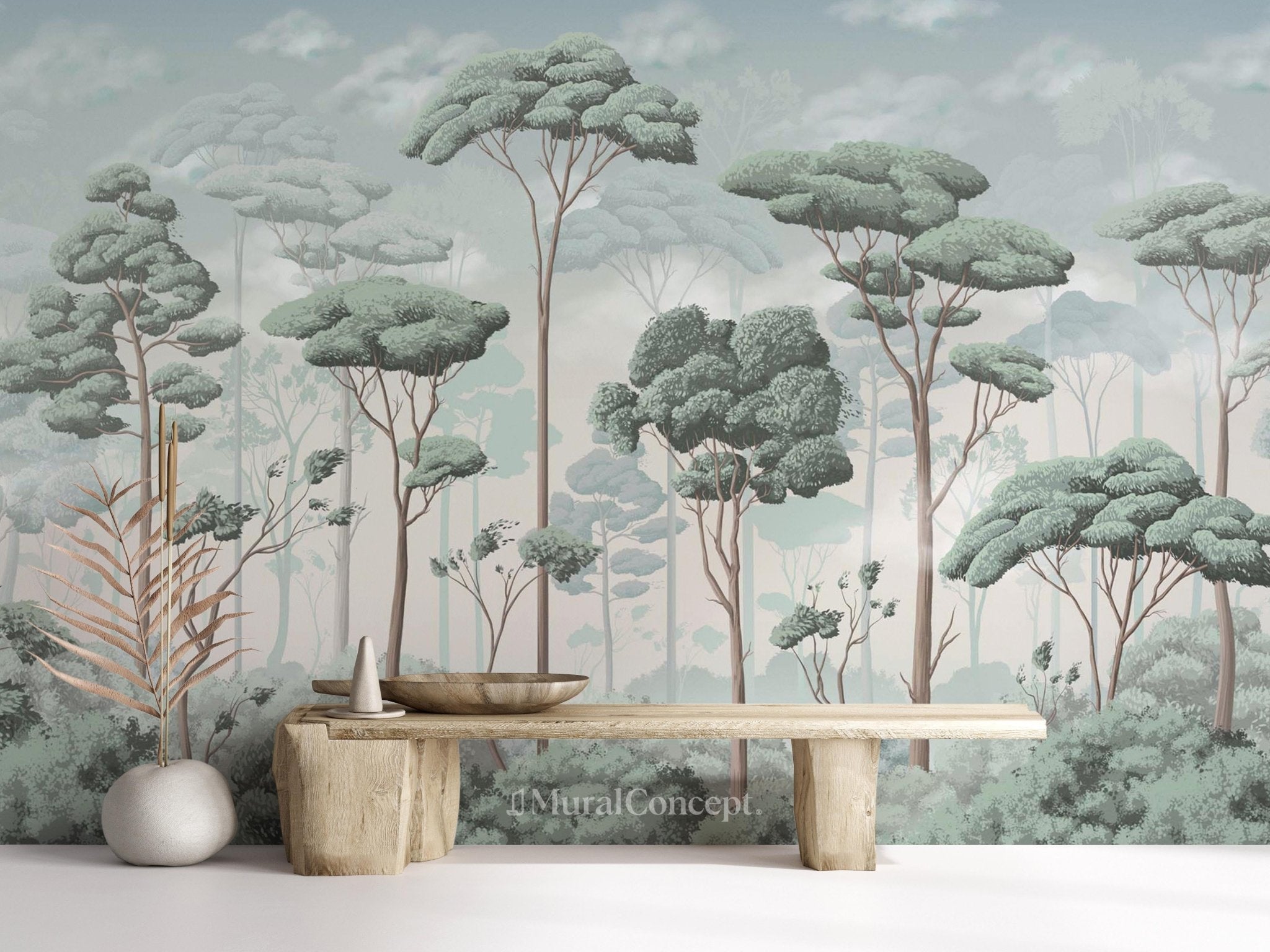 Papier peint panoramique pinède volupté - panoramique français