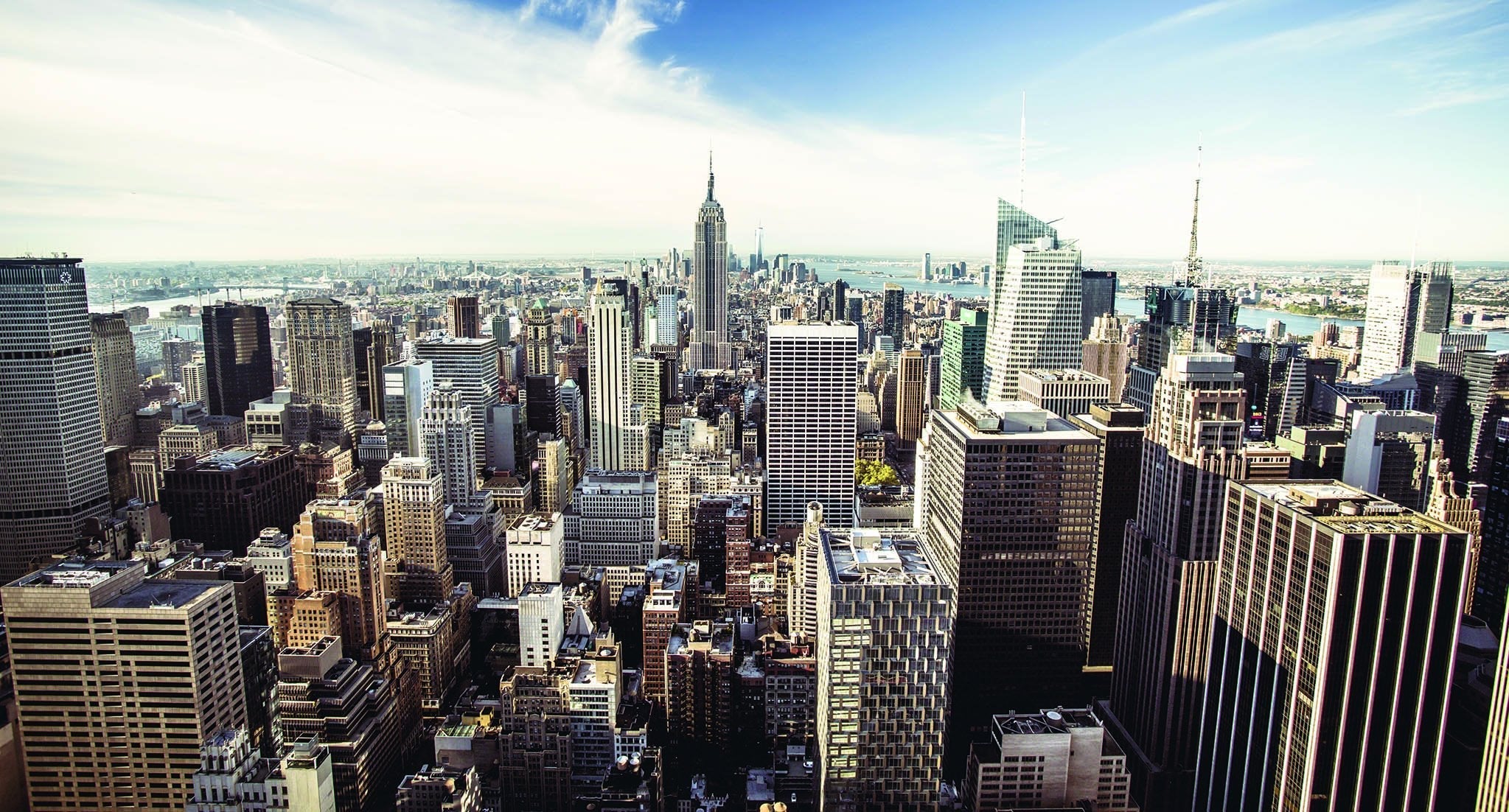 Papier peint rooftop of new york - papier peint sur mesure francais - muralconcept